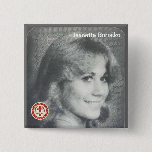 Jeanette Borosko 15 Cm Square Badge (Front)