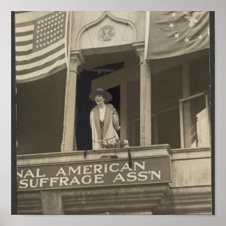 Jeanette Rankin - First Congresswoman Poster