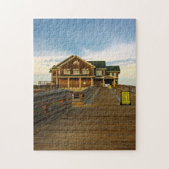 Jeanette's Pier, Nags Head, NC Jigsaw Puzzle (Vertical)