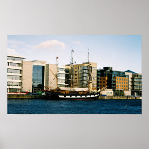 Jeanie Johnson, Irish Famine tall ship Poster