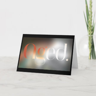 Jeanne: Aged Note Card