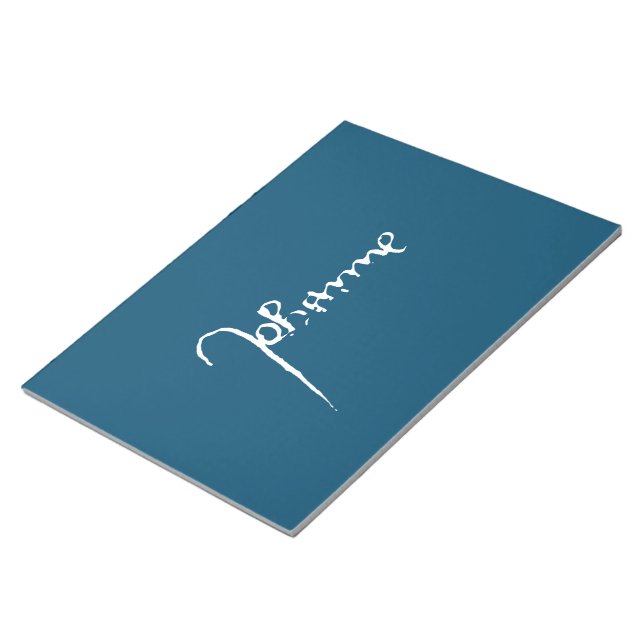 Jeanne d'Arc Saint Joan Heilige Johanna Signature Notepad (Angled)