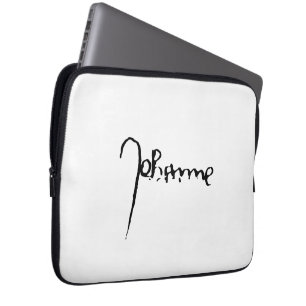 Jeanne d'Arc Saint Joan Saint Johanna Signature Laptop Sleeve