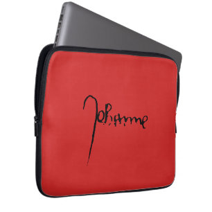 Jeanne d'Arc Saint Joan Saint Johanna Signature Laptop Sleeve