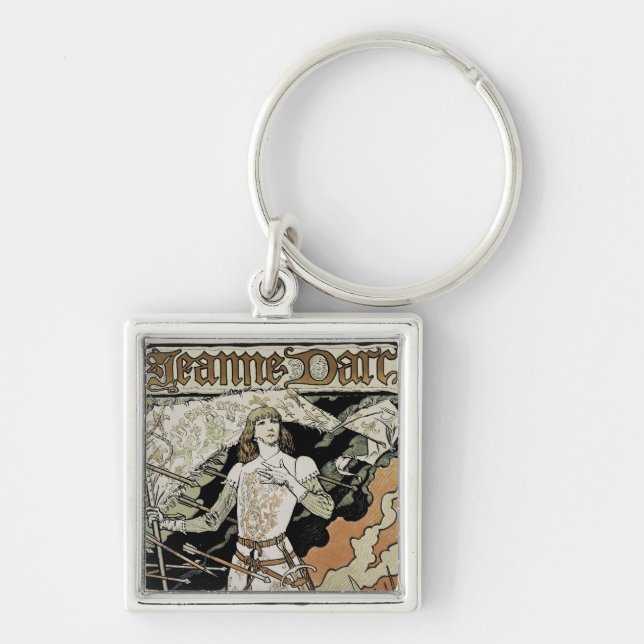 Jeanne d'Arc ~ Sarah Bernhardt Key Ring (Front)