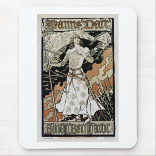 Jeanne d'Arc ~ Sarah Bernhardt Mouse Pad