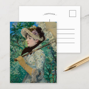 Jeanne Édouard Manet Postcard
