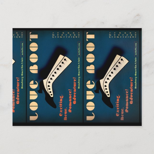 Jeanne: Love Boot Postcard (Front)