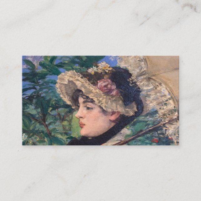 Jeanne (Spring)  By Édouard Manet Advice Card (Front)