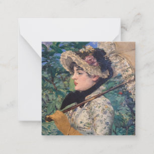Jeanne (Spring) By Édouard Manet Card