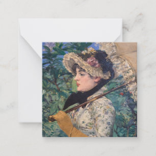 Jeanne (Spring)  By Édouard Manet Card