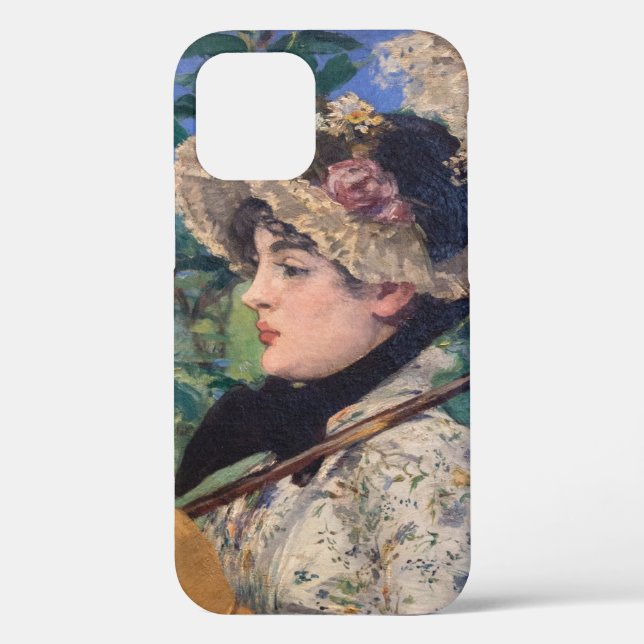 Jeanne (Spring)  By Édouard Manet Case-Mate iPhone Case (Back)