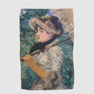 Jeanne (Spring) By Édouard Manet Golf Towel