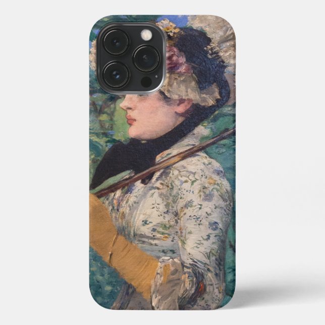 Jeanne (Spring)  By Édouard Manet iPhone Case (Back)