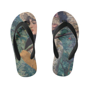 Jeanne (Spring)  By Édouard Manet Kid's Thongs