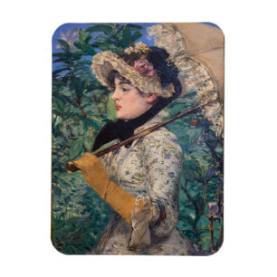 Jeanne (Spring) By Édouard Manet Magnet