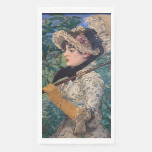 Jeanne (Spring) By Édouard Manet Napkin