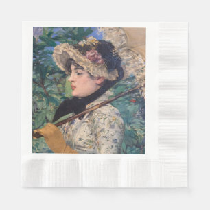 Jeanne (Spring)  By Édouard Manet Napkin