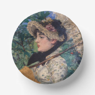 Jeanne (Spring)  By Édouard Manet Paper Plate