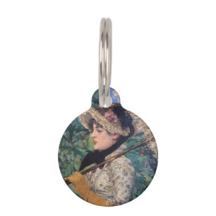 Jeanne (Spring) By Édouard Manet Pet Tag