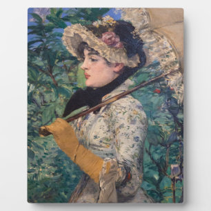 Jeanne (Spring) By Édouard Manet Plaque