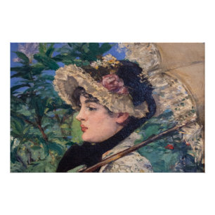 Jeanne (Spring)  By Édouard Manet Poster