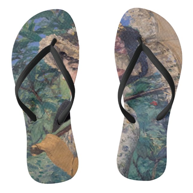 Jeanne (Spring)  By Édouard Manet Thongs (Footbed)