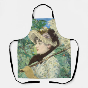 Jeanne (Spring) Edouard Manet Apron