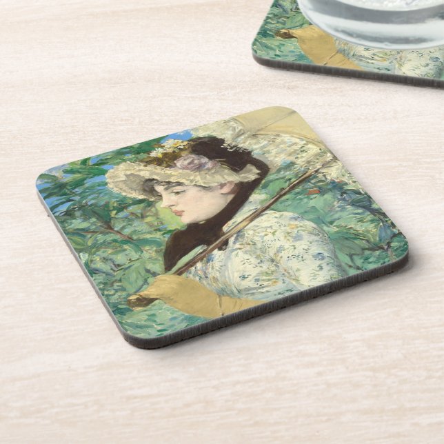 Jeanne (Spring) Edouard Manet  Coaster (Left Side)