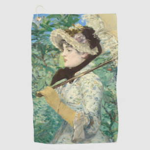 Jeanne (Spring) Edouard Manet   Golf Towel