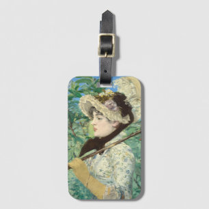 Jeanne (Spring) Edouard Manet Luggage Tag