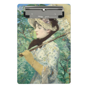 Jeanne (Spring) Edouard Manet Mini Clipboard