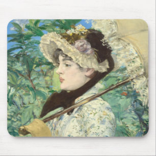 Jeanne (Spring) Edouard Manet Mouse Pad