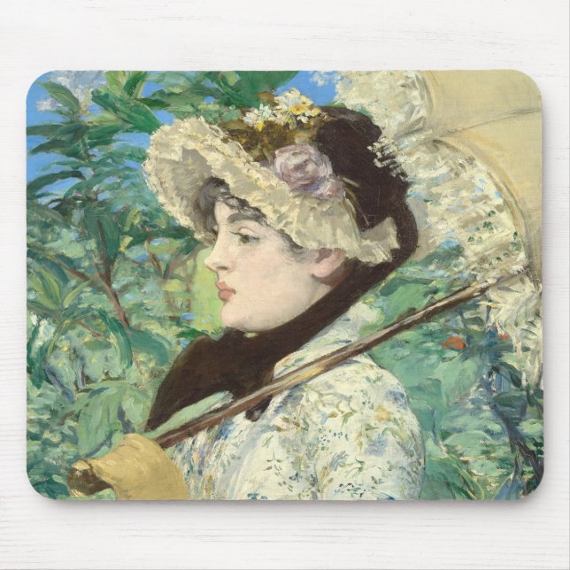 Jeanne (Spring) Edouard Manet    Mouse Pad (Front)
