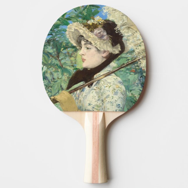 Jeanne (Spring) Edouard Manet    Ping Pong Paddle (Front)