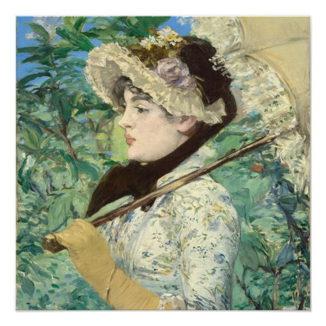 Jeanne (Spring) Edouard Manet   Poster (Front)