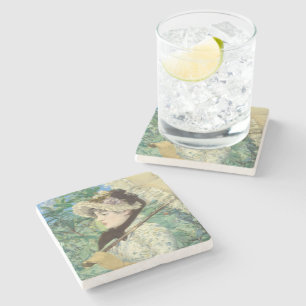Jeanne (Spring) Edouard Manet Stone Coaster
