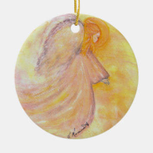 Jeanne's Angel Ceramic Tree Decoration