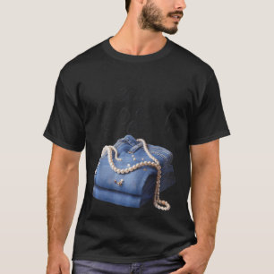 Jeans And Pearls For Ladies 2025 Jean With Pearls T-Shirt