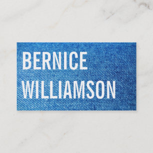 Jeans Business Card