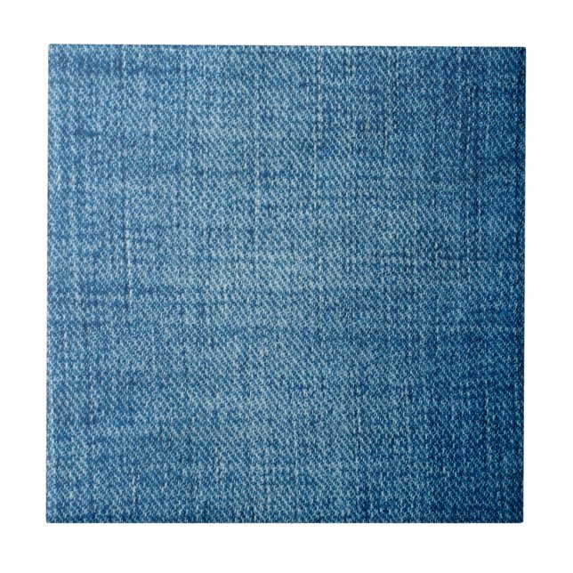 Jeans fabric texture ceramic tile (Front)