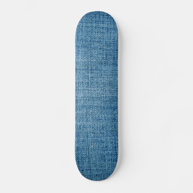 Jeans fabric texture skateboard (Front)