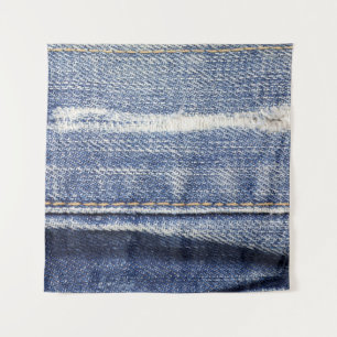 Jeans texture background. tapestry