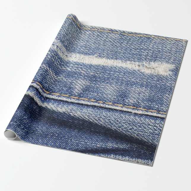 Jeans texture background. wrapping paper (Unrolled)