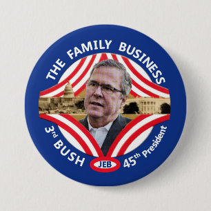 Jeb 45th President 7.5 Cm Round Badge