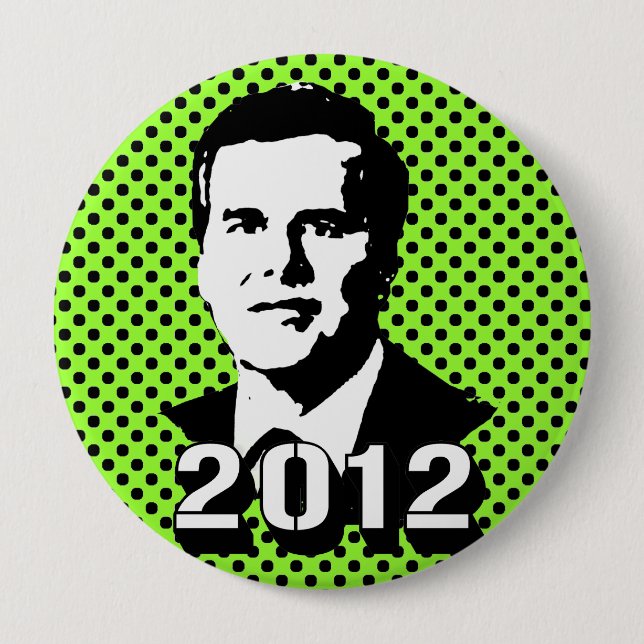 Jeb Bush 2012 10 Cm Round Badge (Front)