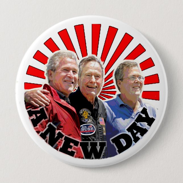 Jeb Bush 2016 10 Cm Round Badge (Front)