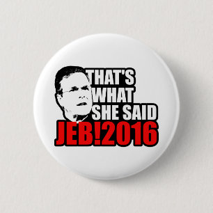 Jeb Bush 2016 6 Cm Round Badge