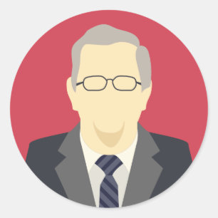 Jeb Bush 2016 presidential election candidate Classic Round Sticker