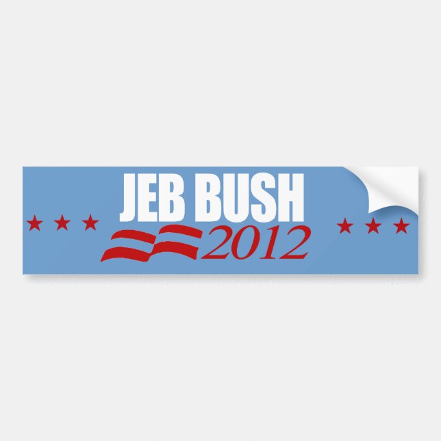 Jeb Bush for President 1 Bumper Sticker (Front)